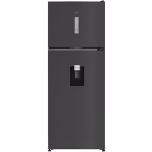 WHIRLPOOL WHD2 6472W X4E Doppeltür-Kühlschrank, No Frost, 477 Liter, H 186,5 cm, Energieeffizienzklasse E, Wasserspender, Edelstahl
